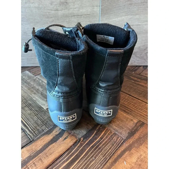 Sherry Duck Boots Women’s 6m Black Neutral Fall Winter Rain Waterproof Rubber - Picture 5 of 12